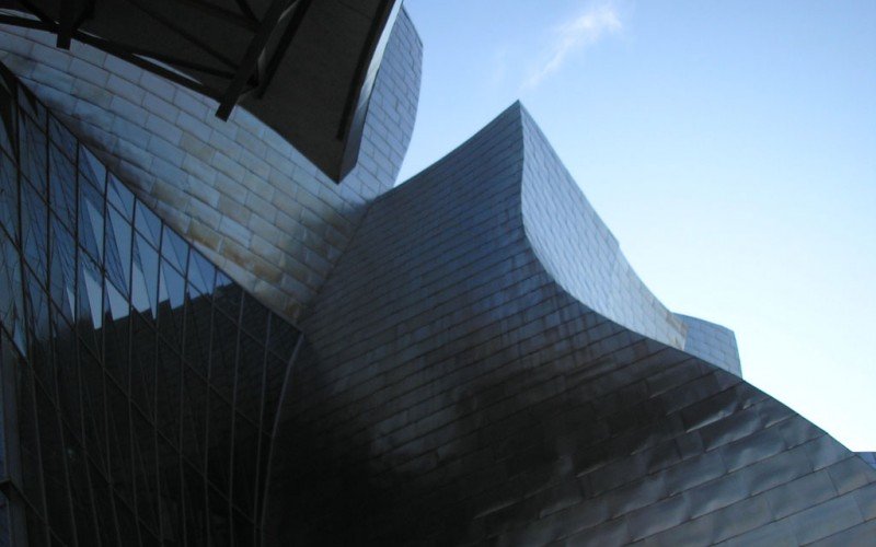 Polvo en el museo Guggenheim de Bilbao